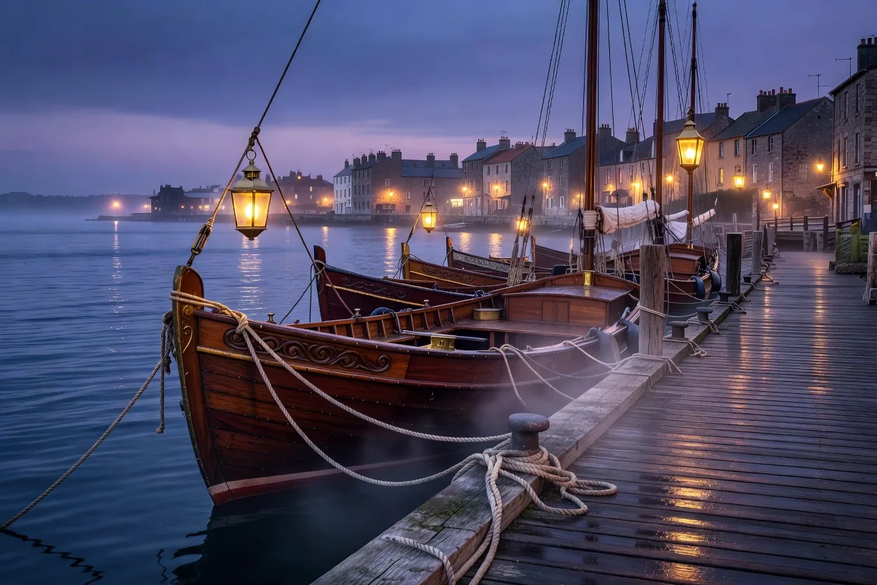Harbor at Twilight
